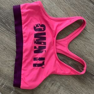 Danskin pink/purple sports bra